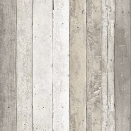 Tapeten als Design Vlies Tapete Holzlatte grau taupe beige weiss aus Berlin kaufen